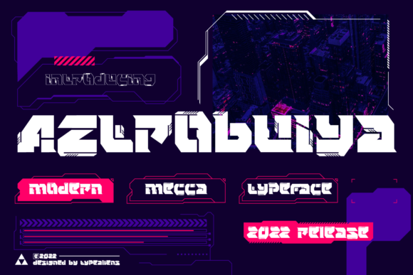 Aztrobuiya: A Futuristic Font for Bold Creative Expression