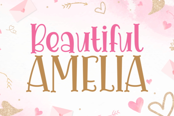 Beautiful Amelia: A Stylish Font for Creative Workflows