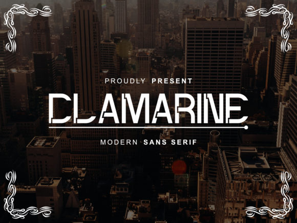 Clamarine: A Timeless Display Font for Modern Design
