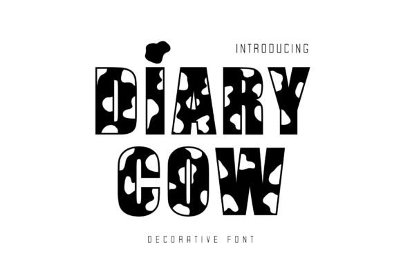 Diary Cow: A Unique Font for Creative Projects