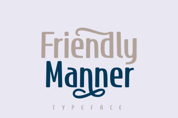 Friendly Manner: A Vintage Touch for Modern Design