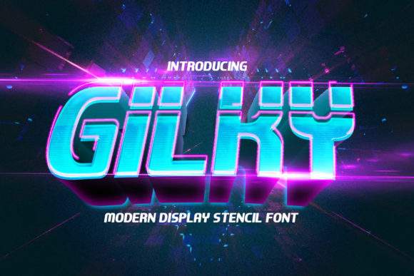 Gilky: A Bold, Whimsical Display Font