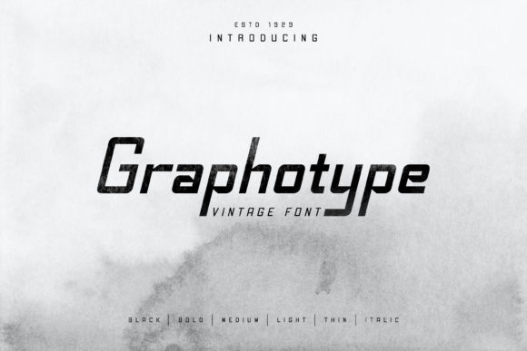 Graphotype: A Bold Typographic Choice