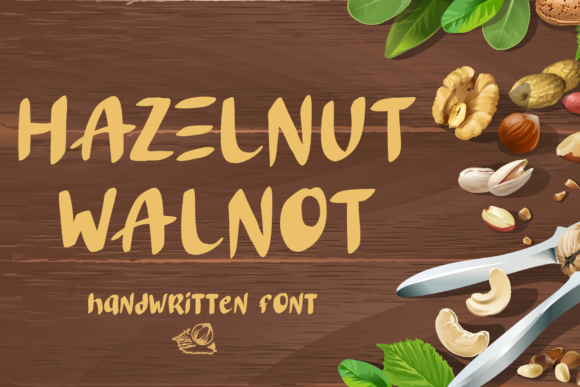 Hazelnut Walnot: A Fun and Creative Display Font for Every Design