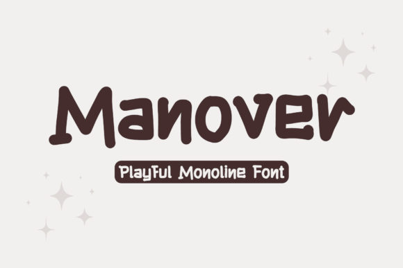Manover: A Modern Display Font for Creative Excellence