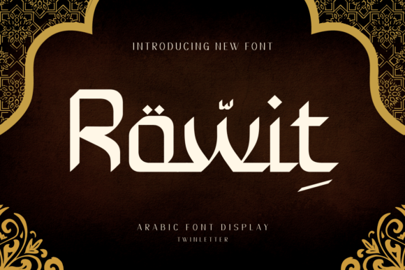 Rowit: A Stunning Arabic Style Font for Modern Design