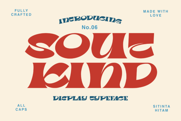 Soutkind: A Bold, Pop-Culture-Inspired Typeface for Modern Design