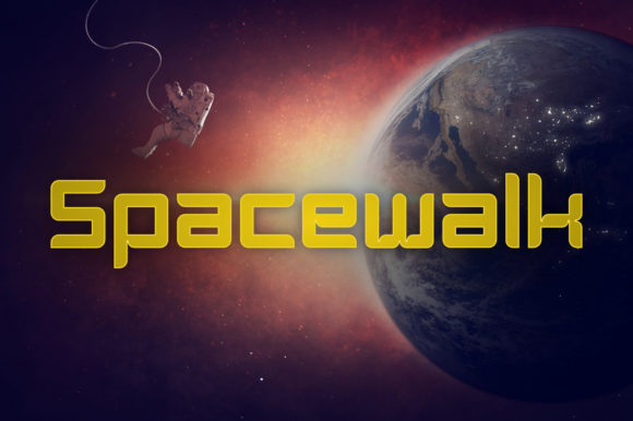 Spacewalk: A Bold Display Font for Creative Projects